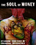 Feature thumb standing together in financial difficulties the soul of money