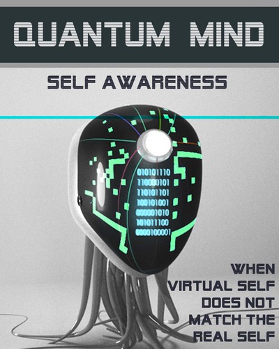 Full when virtual self does not match the real self quantum mind self awareness